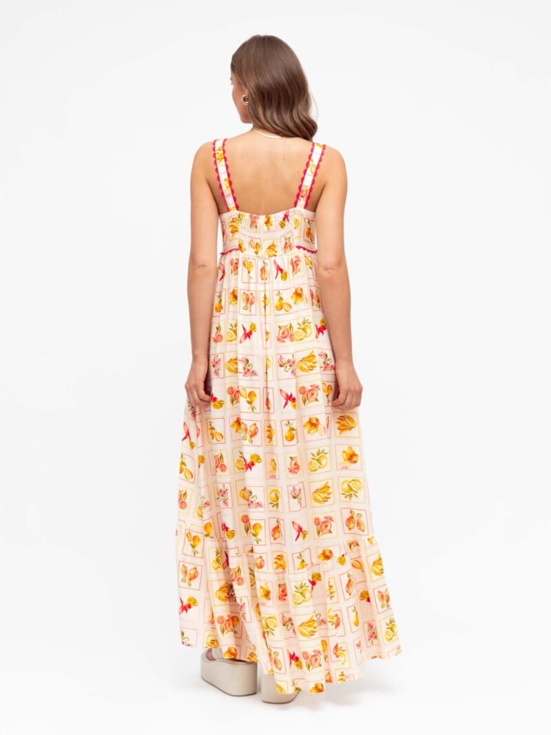 Ric Rac Sleeveless Dress Red Label of Love