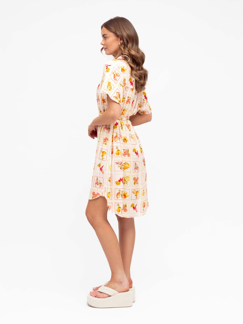 Ric Rac Shirt Dress Red Label of Love