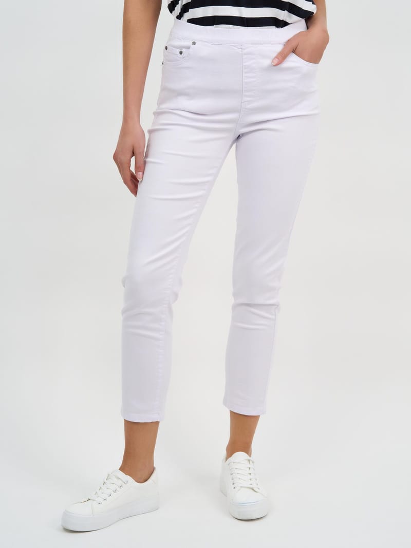 Chicago Stretch Pull On Jeans White Threadz