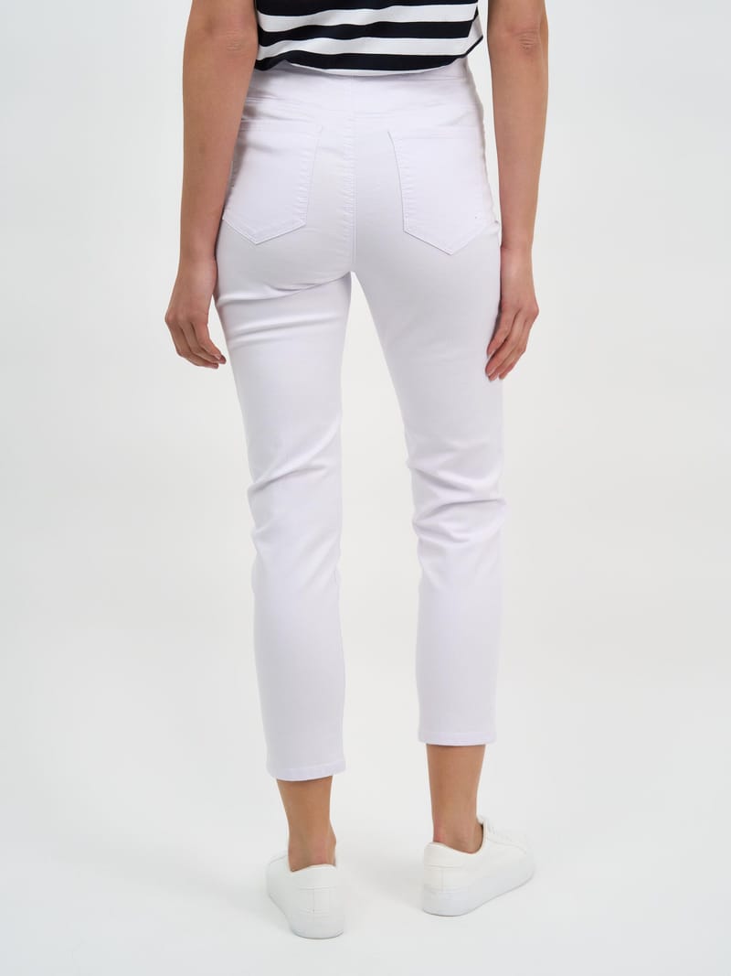 Chicago Stretch Pull On Jeans White Threadz