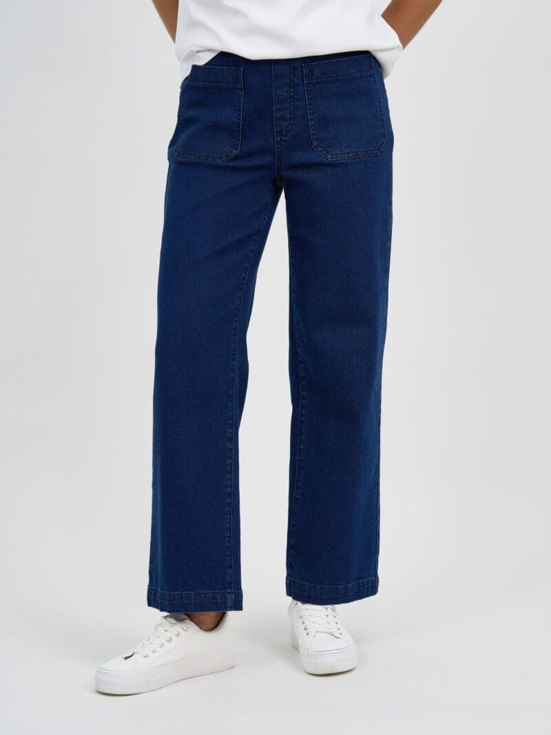 Carpenter Stretch Leg Jean Dark Denim Threadz