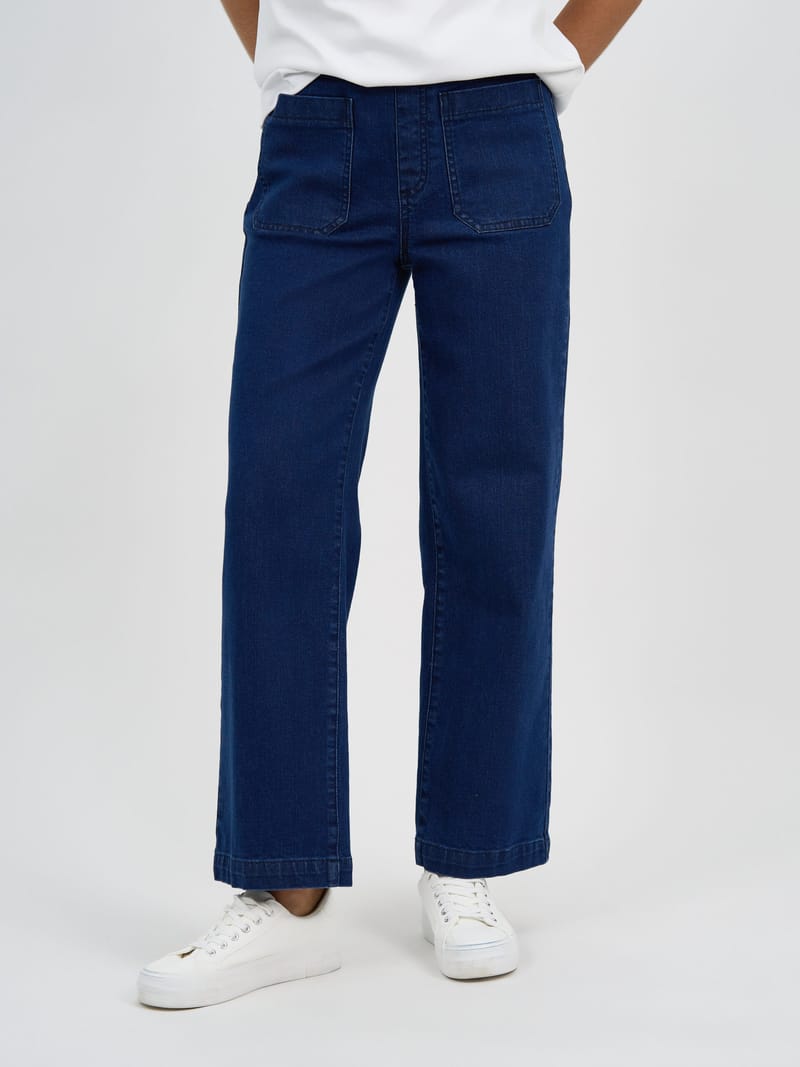 Carpenter Stretch Leg Jean Dark Denim Threadz