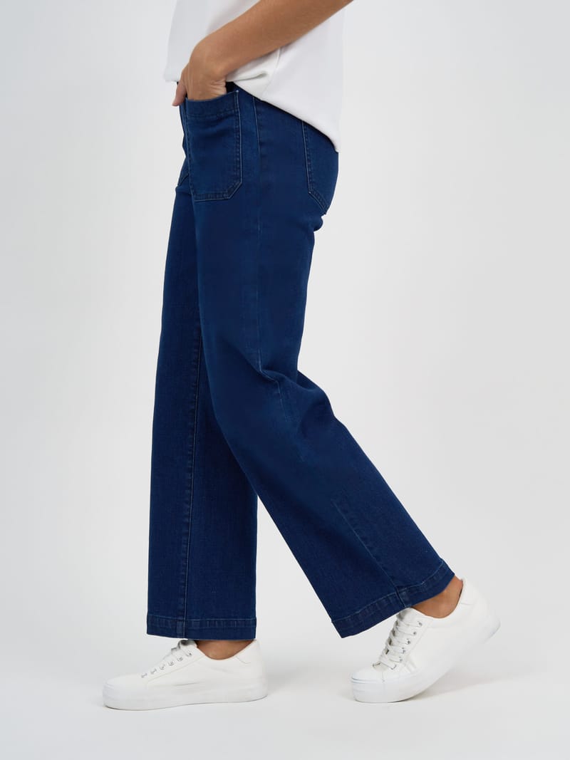 Carpenter Stretch Leg Jean Dark Denim Threadz