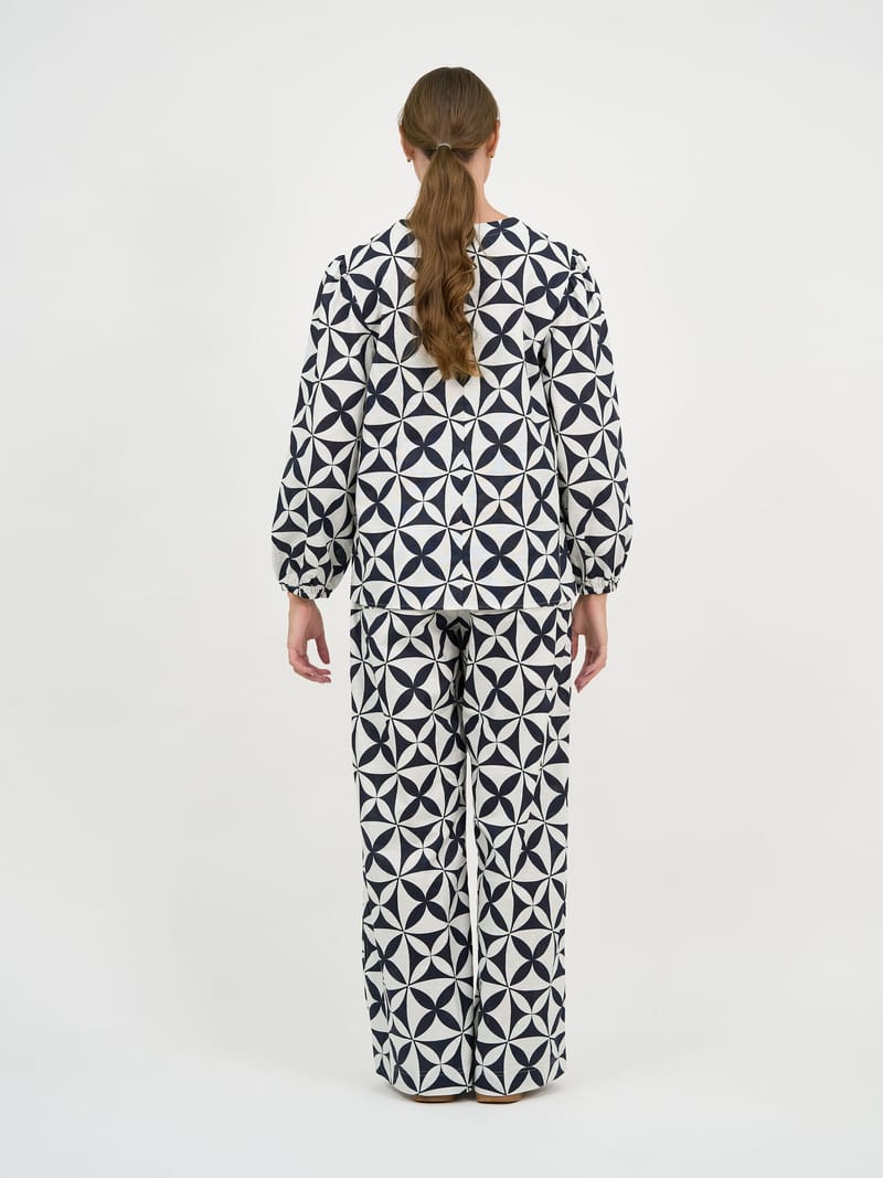 Relaxed Linen Pant Black Liberty Rose
