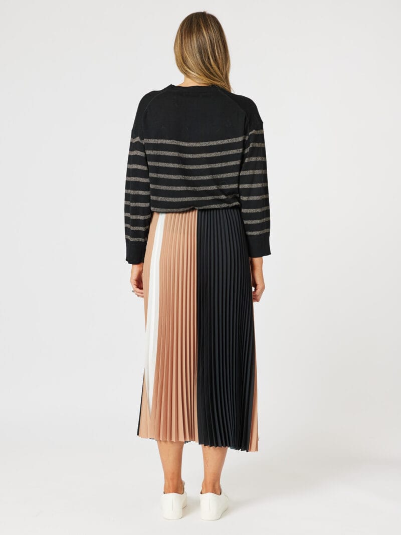 Symphony Pleat Skirt Black Hammock & Vine