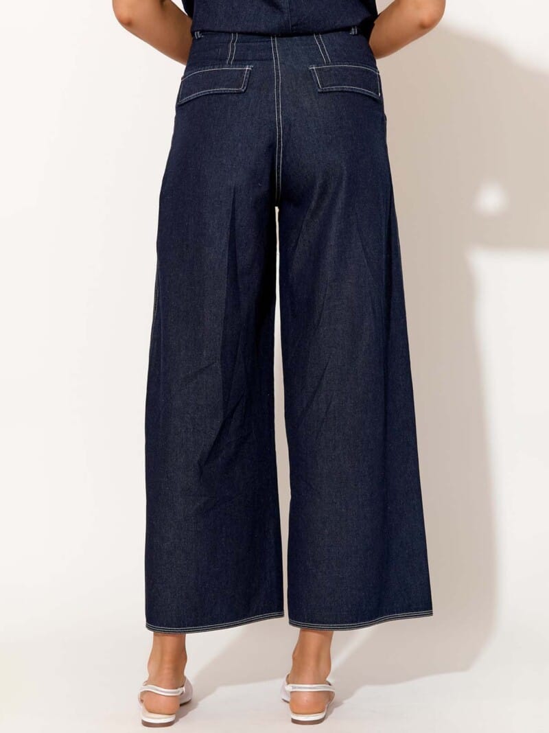 Stitch Detail Denim Pant Denim adorne