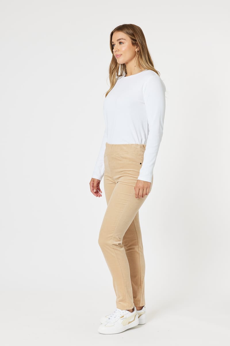 Harper Corduroy Pants Caramel Gordon Smith