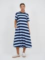 Cotton Jersey Stripe Dress