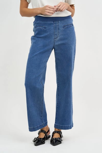 Maddy Wide Leg Jean Blue Threadz