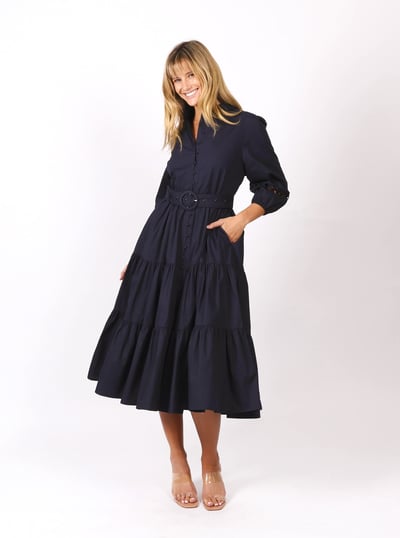 Dior Dress Navy Leoni