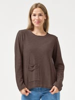 Double Pocket Knit White Worthier