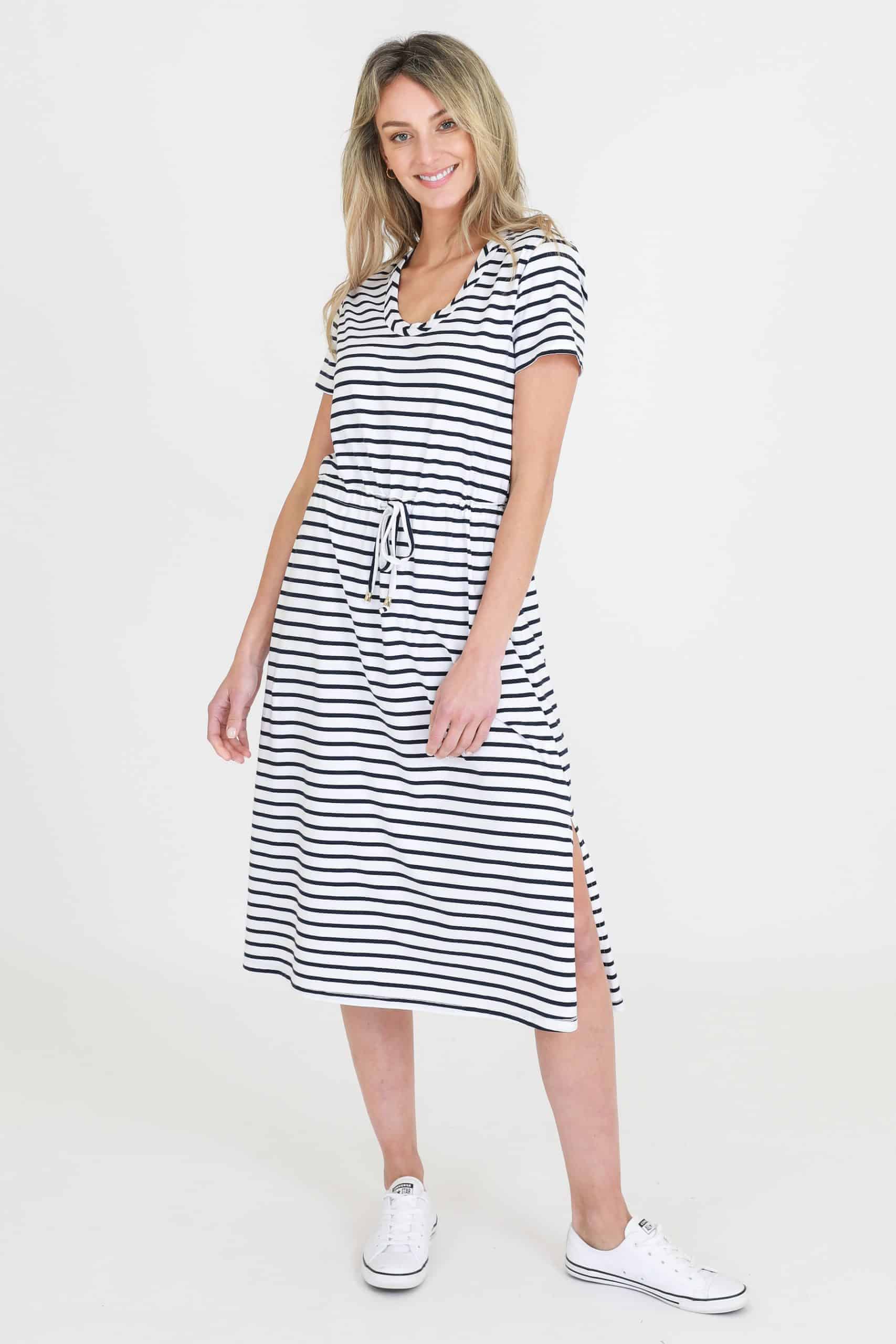 Esther Dress Stripe 3rd Story Clothing