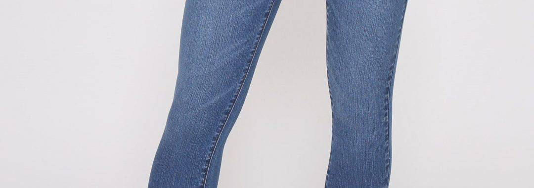 Button Slim Denim Jean Blue Monaco Jeans