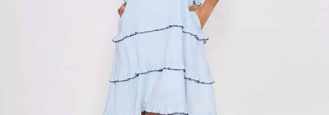 Clara Dress Blue Leoni