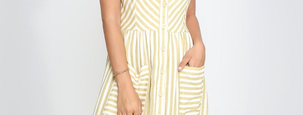 Polly Dress Yellow Leoni