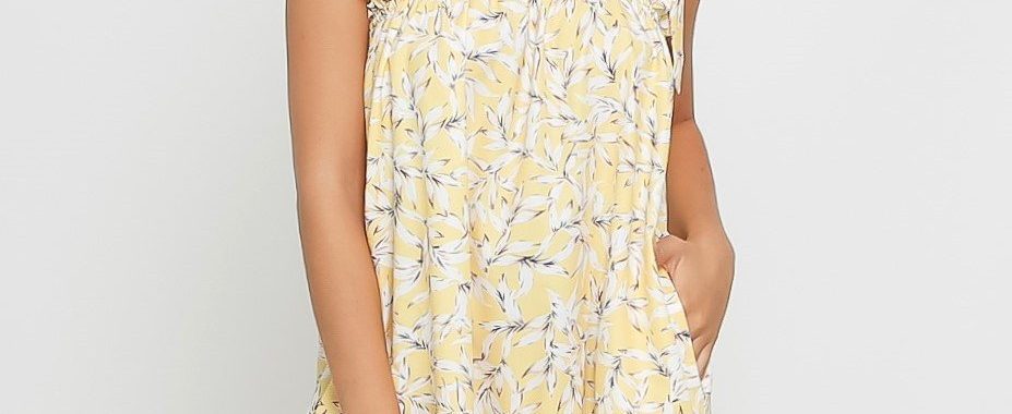 Lilly Dress Yellow Leoni