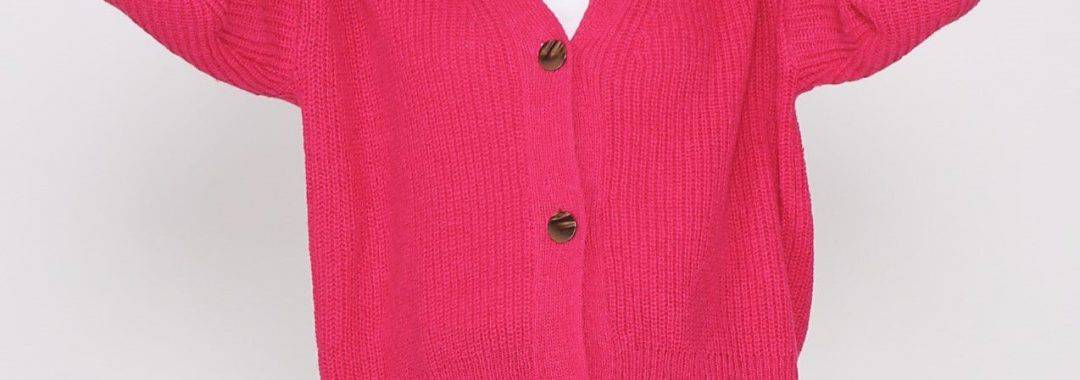 Jemma Cardigan Pink Leoni