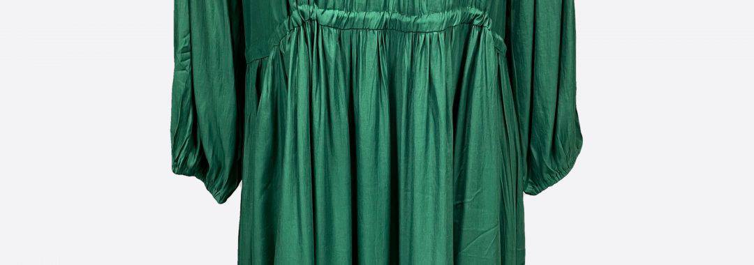 LS Tassel Dress Green Worthier