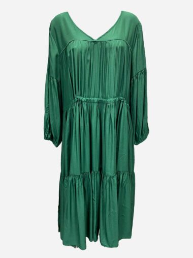 LS Tassel Dress Green Worthier