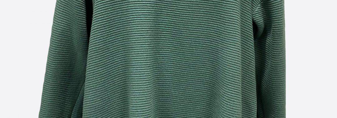 Ribbed Knit Green Worthier