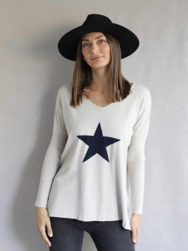 Lone Star Knit Grey Love Lily The Label