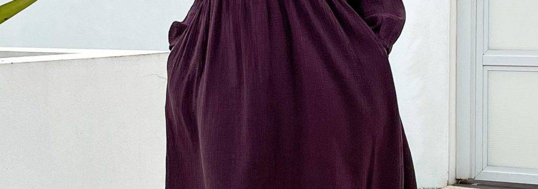 Flatter Dress Purple