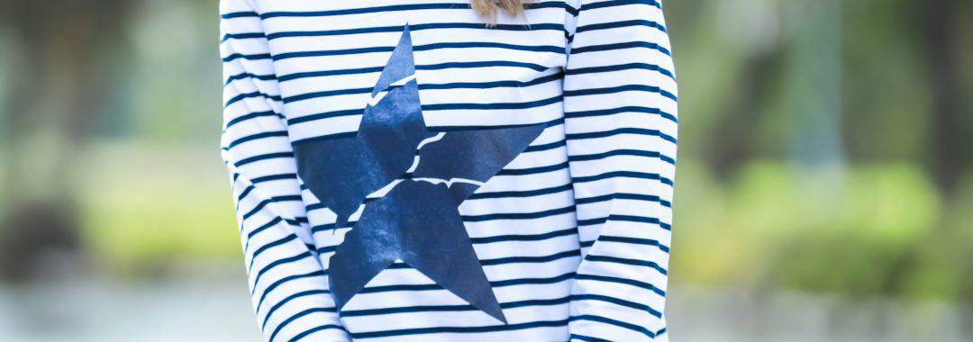 Bolt Star Tee Stripe 3rd Story Clothing