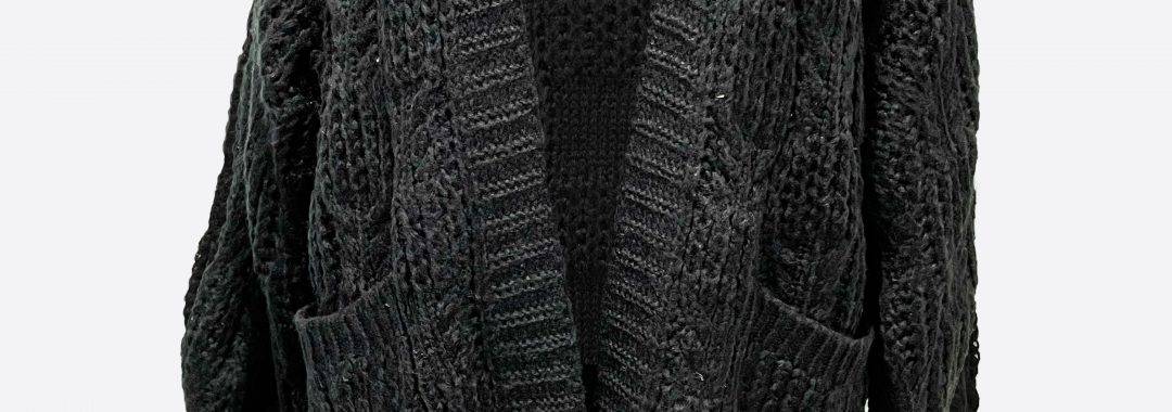 Cosi Cardigan Black Worthier