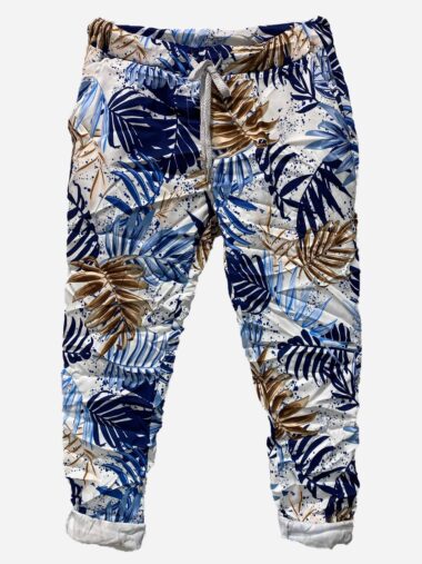 Tropical Pants Blue La Strada