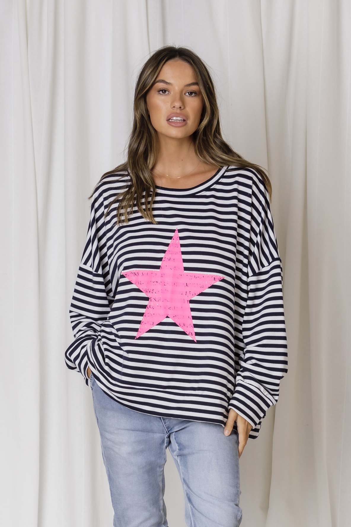 Star Sweat Pink Love Lily The Label