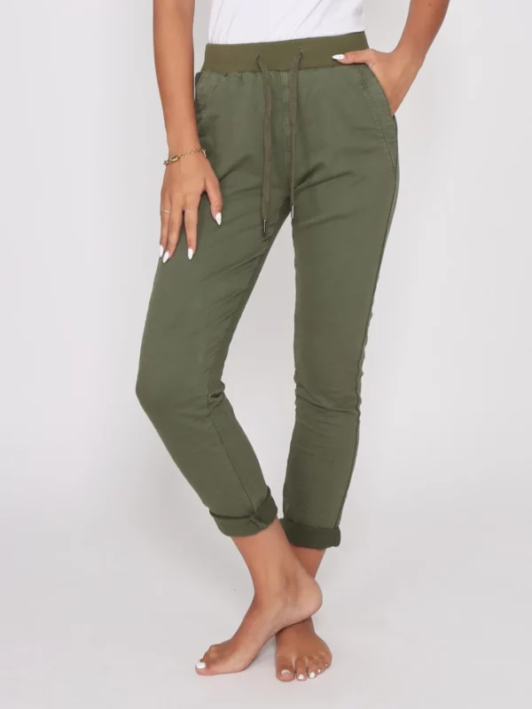 Chino Jogger Green Monaco Jeans