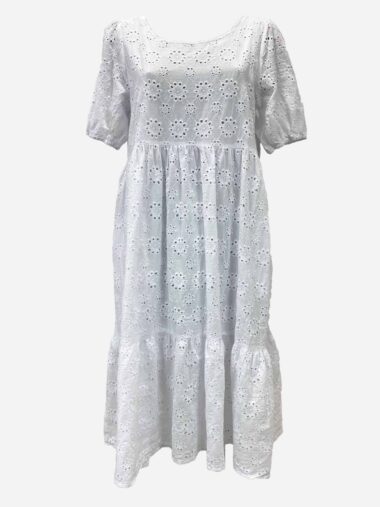 Broderie Anglaise Dress White Worthier