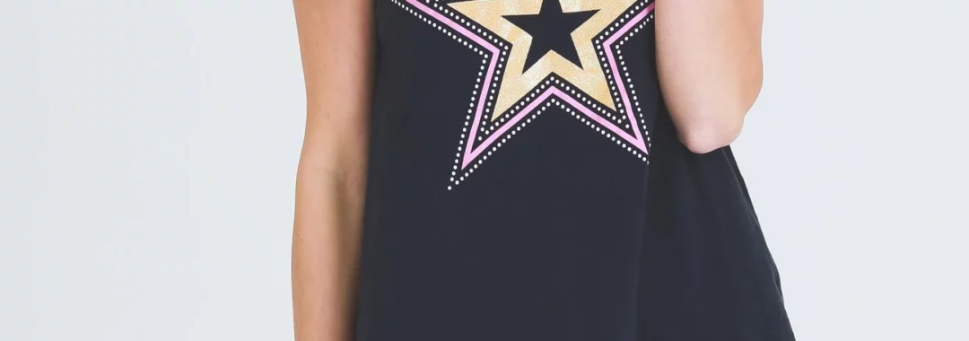 Glitter Star Tee Ink 3rd Story Clothing