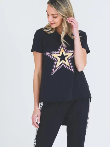 Glitter Star Tee Ink 3rd Story Clothing