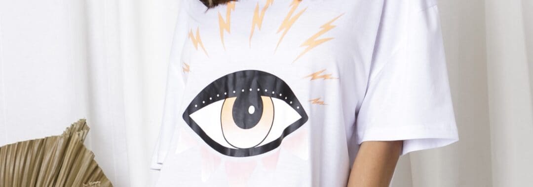 The Eye Tee White Love Lily The Label