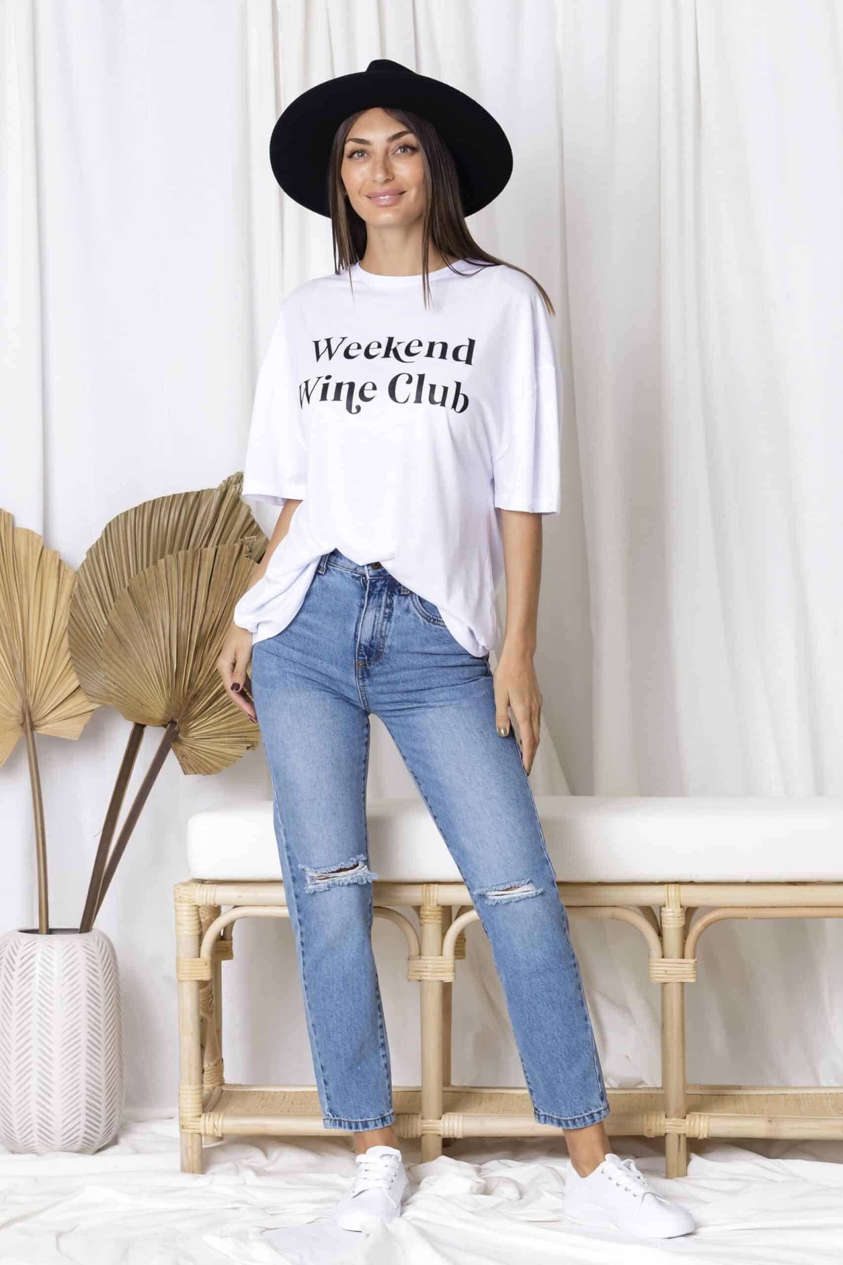 Weekend Tee White Love Lily The Label