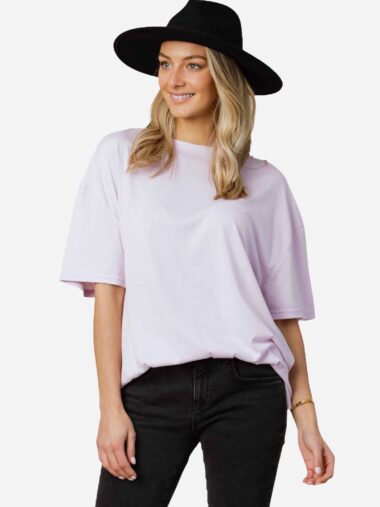 Oliver Boxy Tee Purple Love Lily The Label