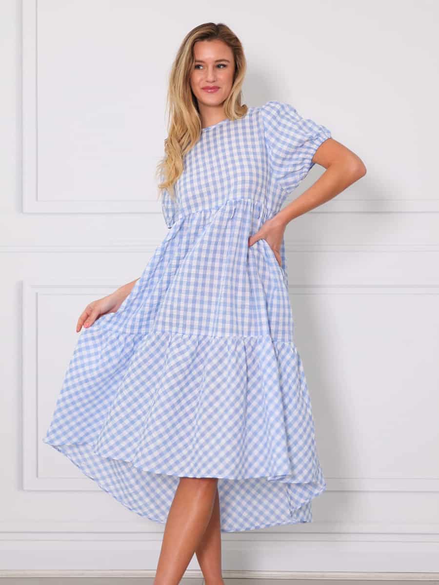 Ava Dress Blue Leoni