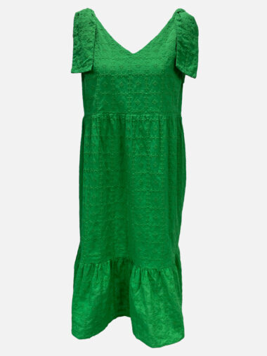 Sleeveless Tie Dress Green Worthier