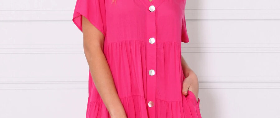 Byron Dress Pink Leoni