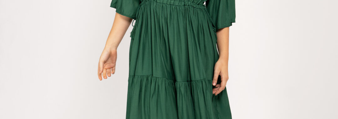 Tassel Dress Green Worthier