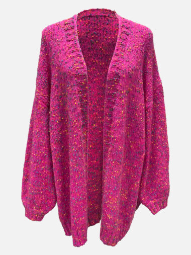 Colour Marle Cardigan Pink Worthier