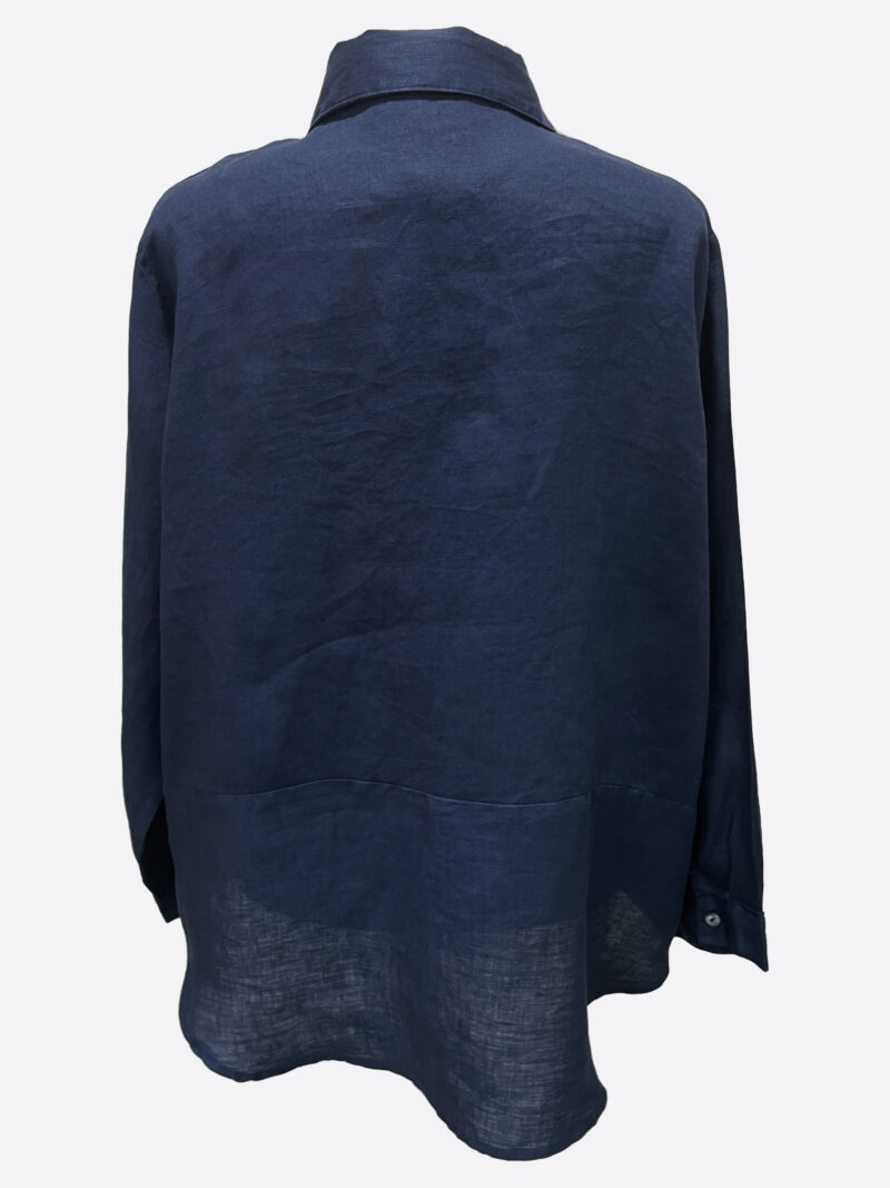 Linen Button Shirt Khaki Worthier