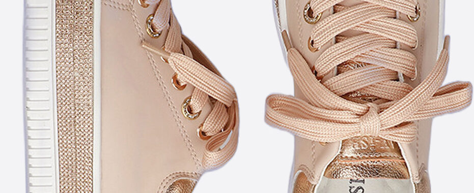 Sequin Sole Sneaker Blush Lavish Footwear