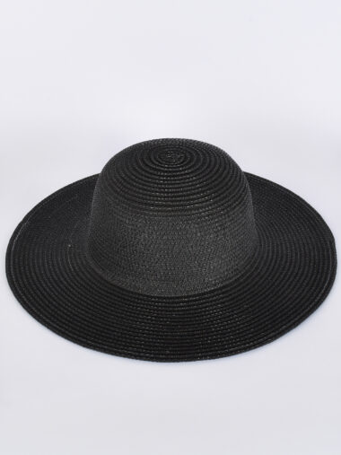 Woven Hat Black Adorne