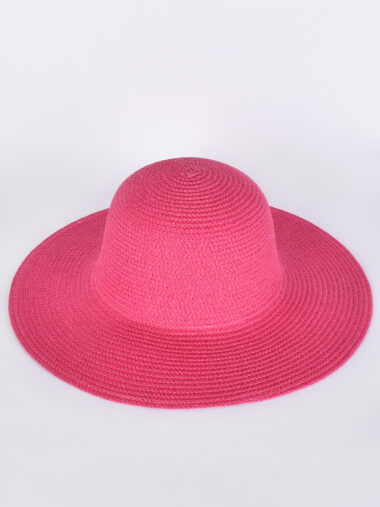 Woven Hat Pink Adorne