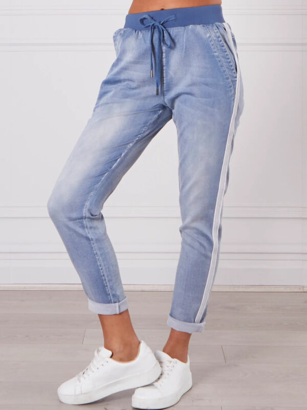 Trim Denim Jogger Blue Monaco Jeans