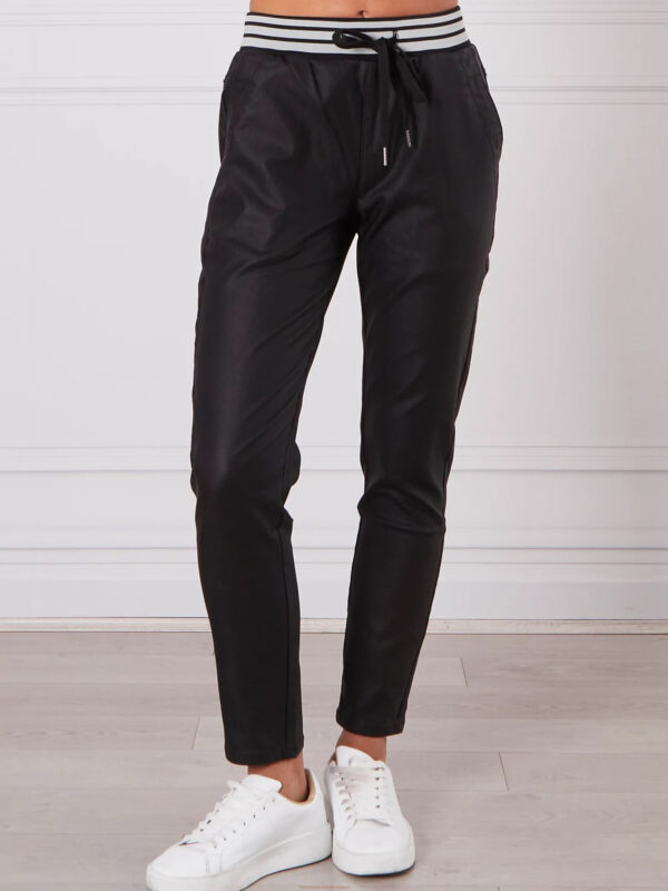 Wet Look Jogger #2 Black Monaco Jeans