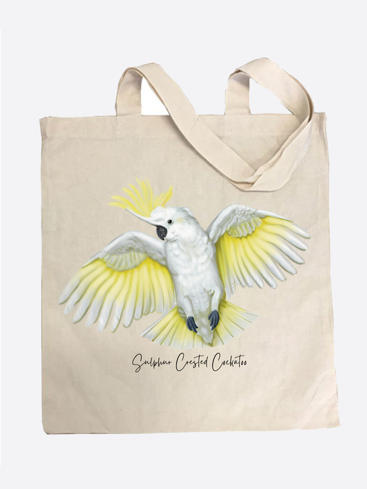 Cockatoo Cotton Tote Bag Australiana Gifts Co