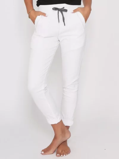 Chino Jogger White Monaco Jeans